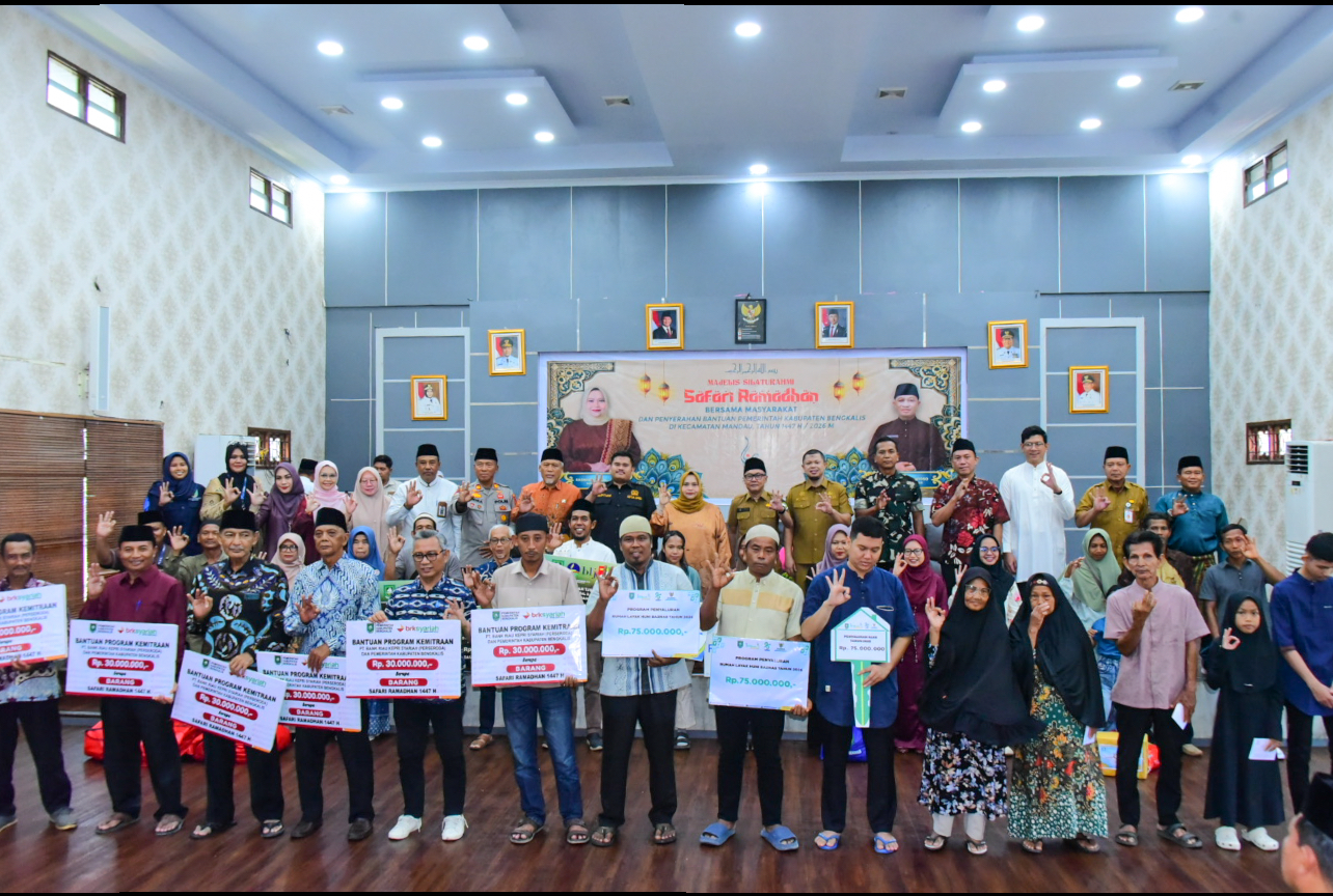 Safari Ramadan Pemkab Bengkalis Ditutup di Mandau