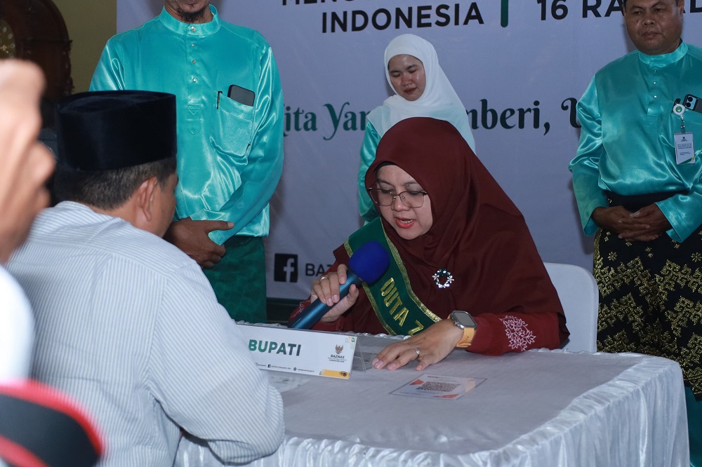 Bupati dan Wabup Siak Dikukuhkan sebagai Duta Zakat, Dorong Pengumpulan Lebih Maksimal