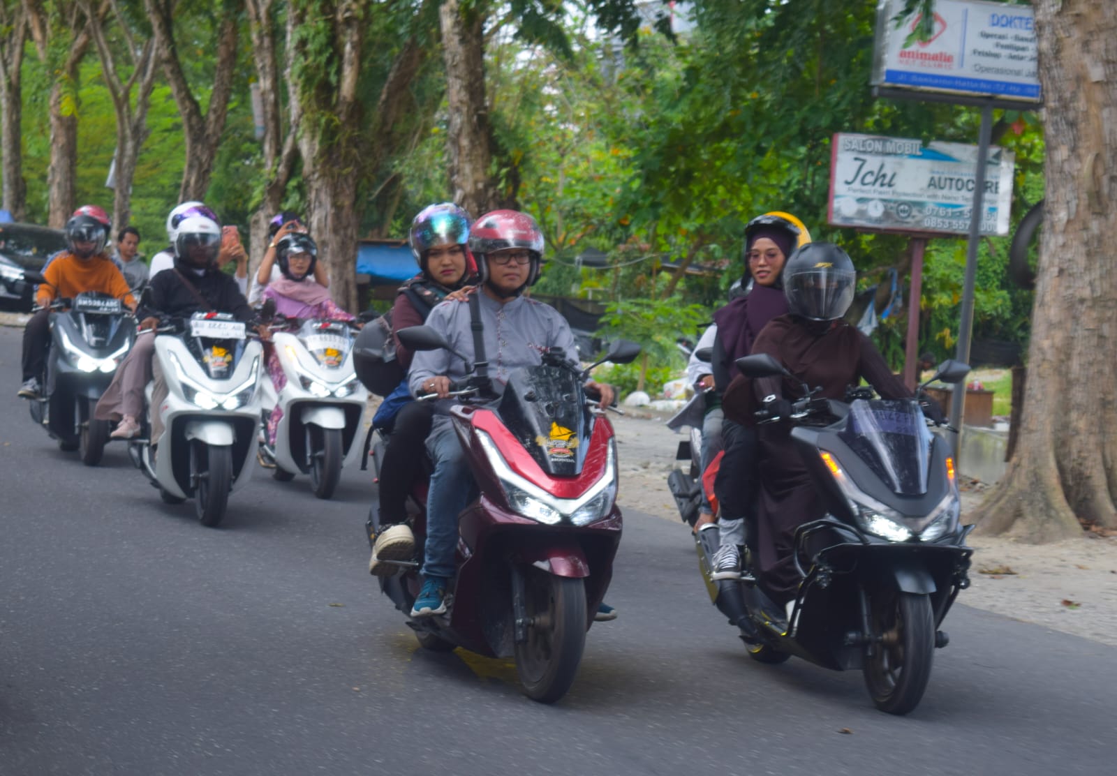 Capella Honda Gelar Premium Movie Ride, Momen Seru Bareng Komunitas PCX PekanbaruÂ