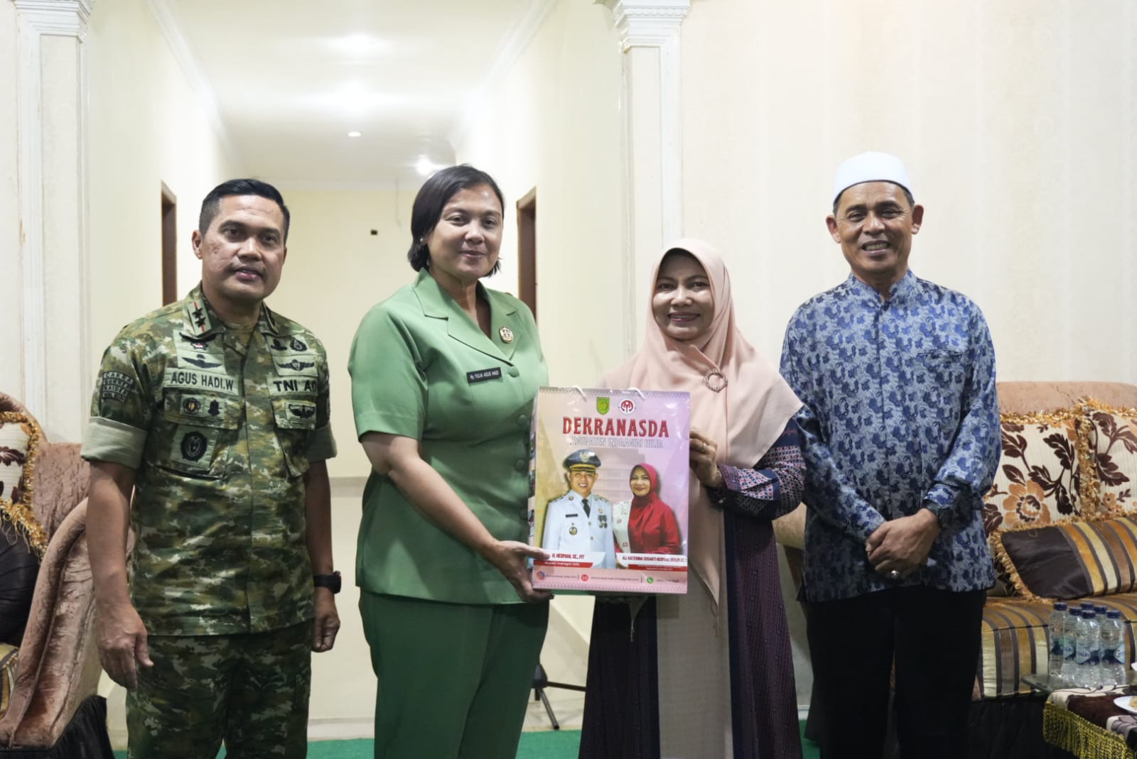 Bupati Inhil Gelar Ramah Tamah dengan Pangdam XIX/Tuanku Tambusai dan Danrem 031/Wira Bima