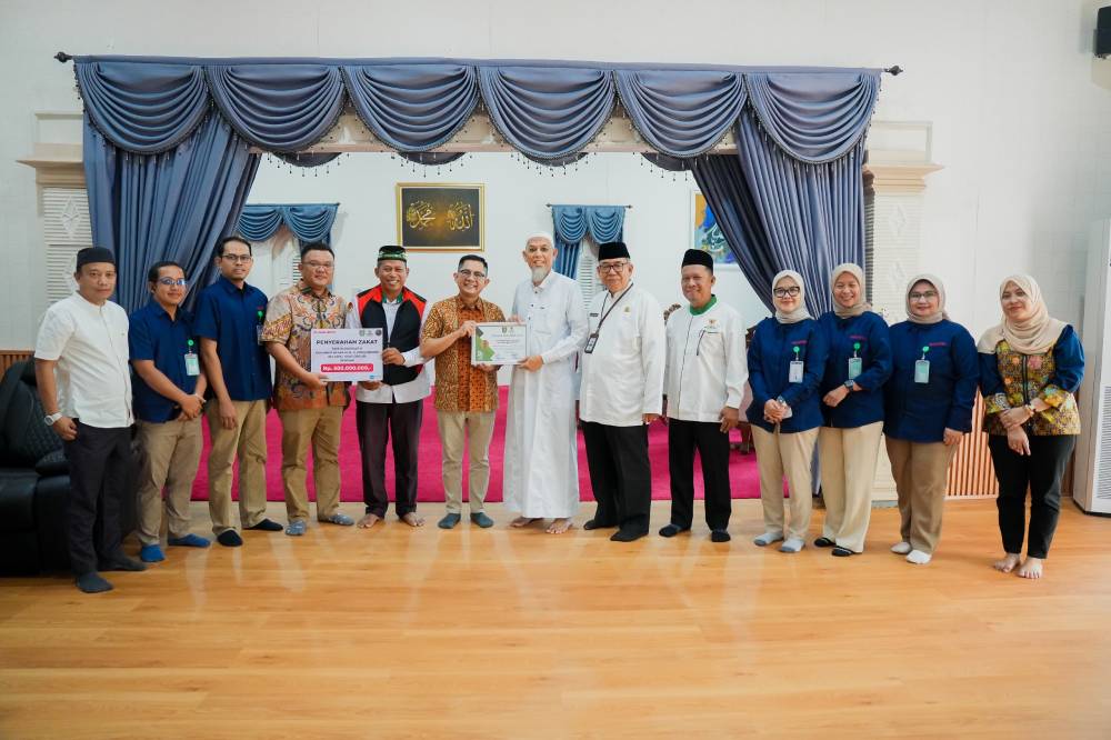 RS Awal Bros Serahkan Zakat Mal ke Pemko Dumai, Wali Kota Apresiasi Kepedulian Sosial