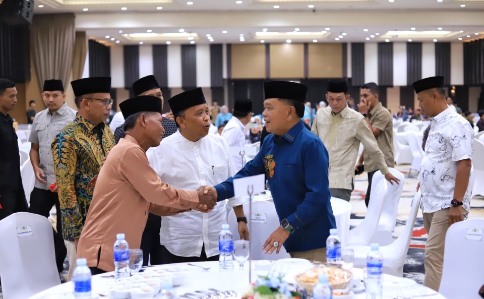 Silaturahmi Ramadan di Pekanbaru, Bupati Asmar Serap Aspirasi Warga Meranti di Perantauan