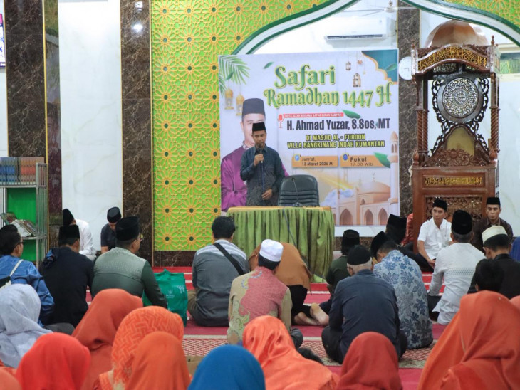 Bupati Kampar Ahmad Yuzar Tutup Safari Ramadan 1447 H di Masjid Al Furqan