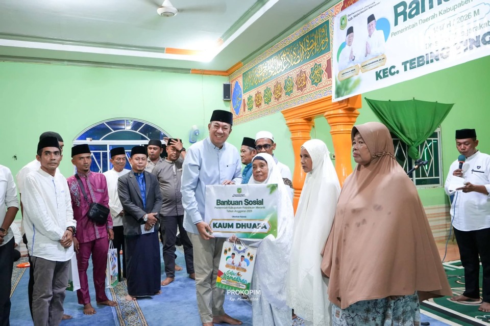 Safari Ramadan di Sungai Tohor, Wabup Muzamil Soroti Masalah Listrik di Tebingtinggi Timur