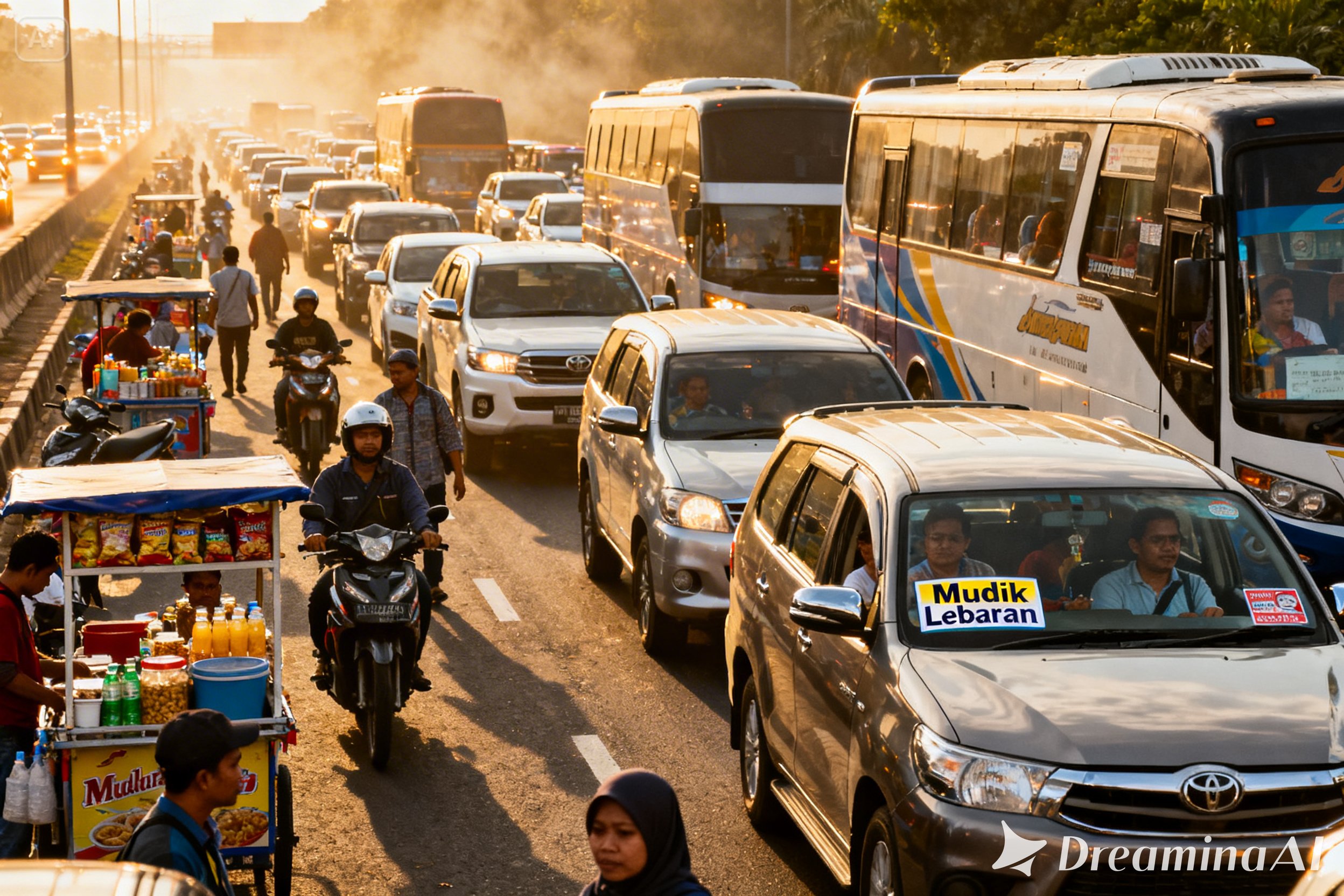 Dari Pekanbaruâ€“Boyolali, Pemudik Ini Terjebak Macet 12 Jam dan Habiskan Biaya Rp30 Juta