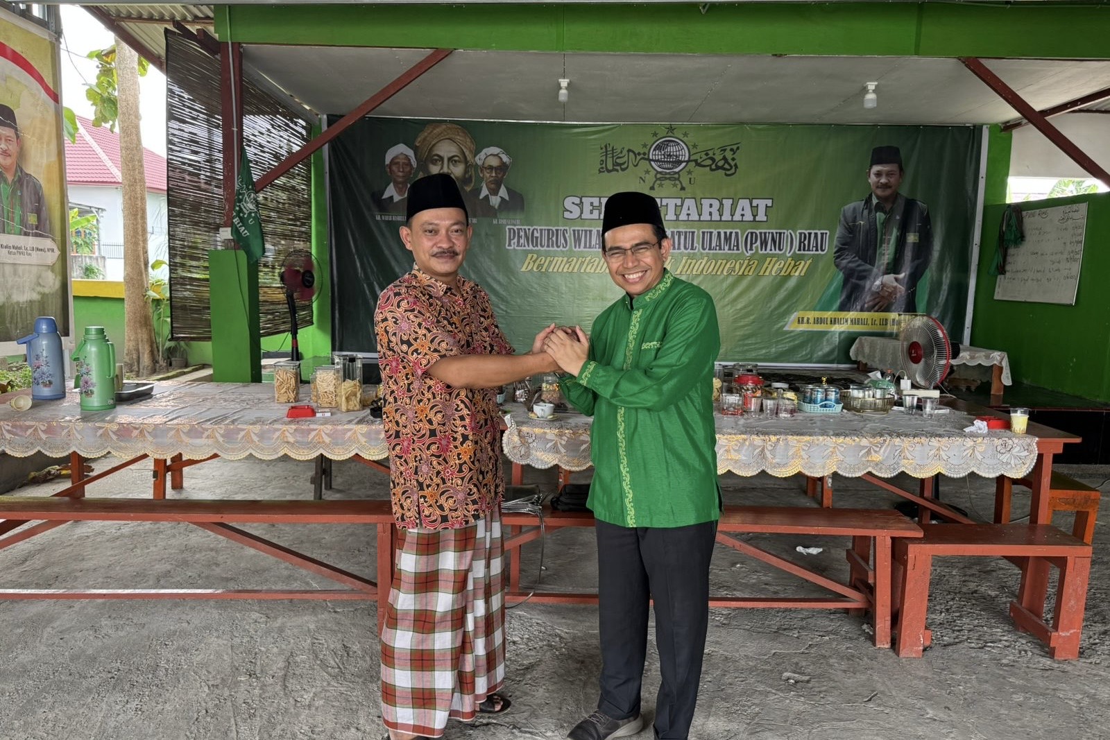 Hendry Munief Silaturahmi dengan Ketua NU dan Muhammadiyah Riau