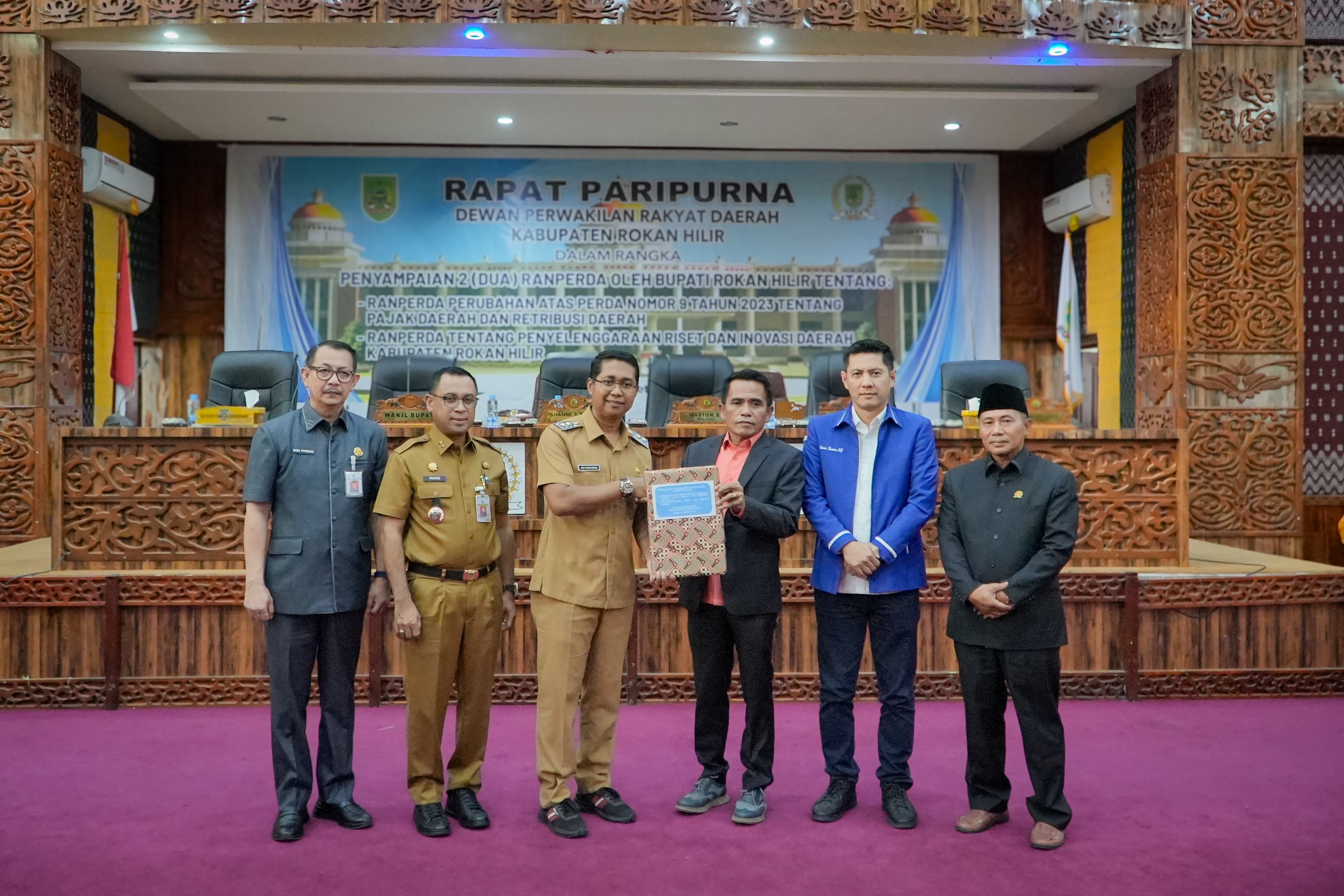 Pemkab Rohil Ajukan Dua Ranperda Strategis, Fokus Optimalkan PAD dan Inovasi Daerah