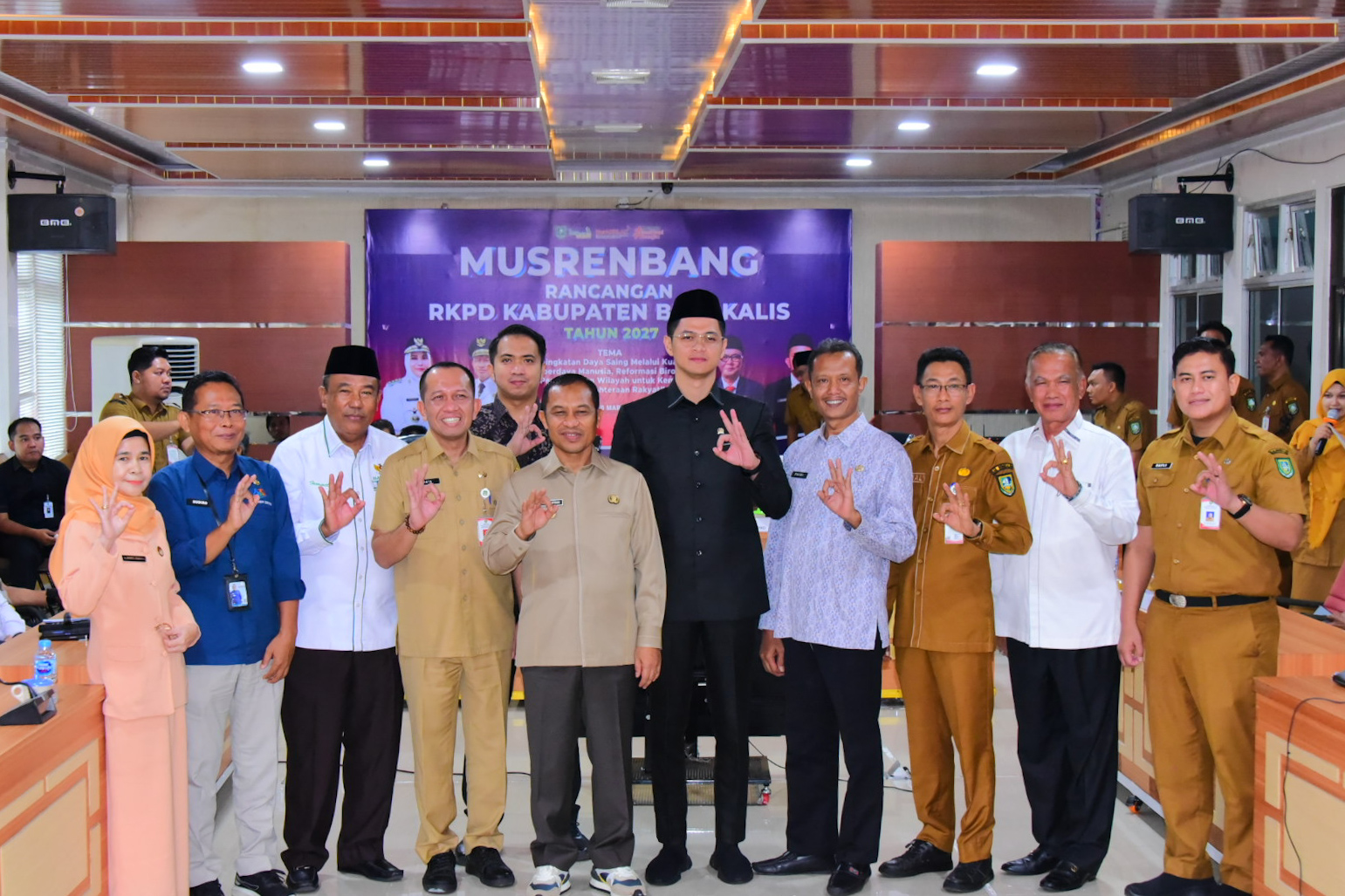 Wabup Bagus Santoso Buka Musrenbang RKPD 2027, Perkuat Sinergi Arah Pembangunan Bengkalis