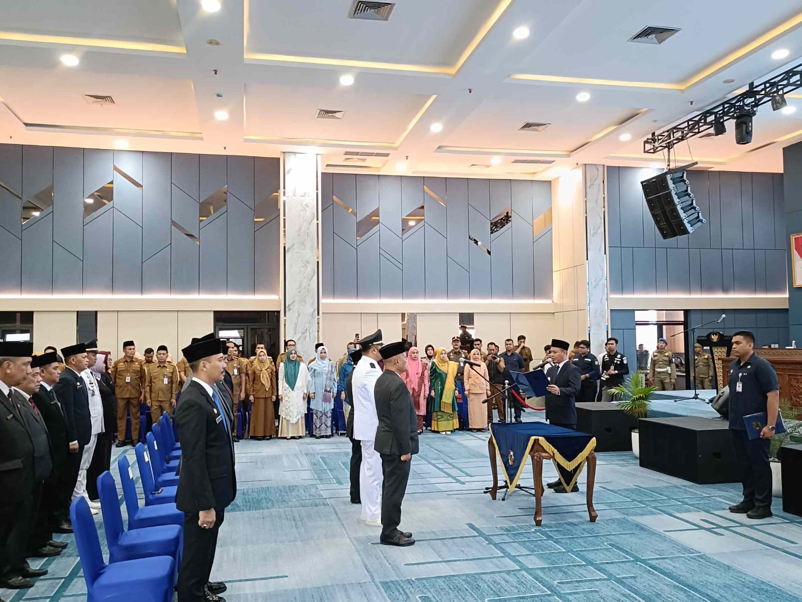 Wako Pekanbaru Lantik Pejabat Eselon II, III dan IV, Ini Daftarnya