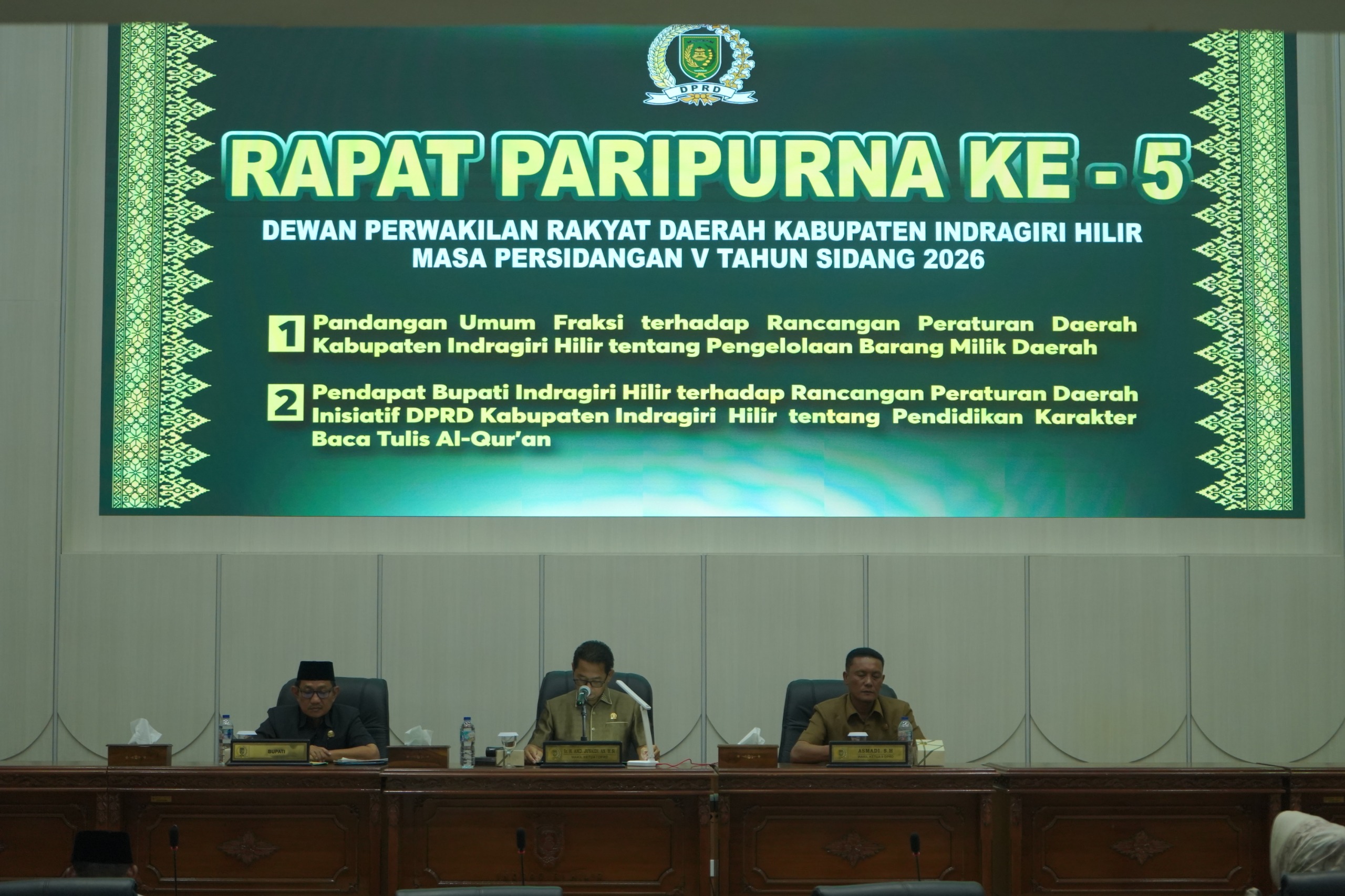 Inhil Perkuat Budaya Religius, Ranperda Baca Tulis Al-Quran Didukung Pemda dan DPRD
