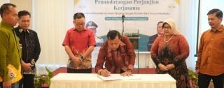 Bupati Kuansing Teken MoU dengan RS Prima Pekanbaru, Perkuat Layanan Rujukan UHC