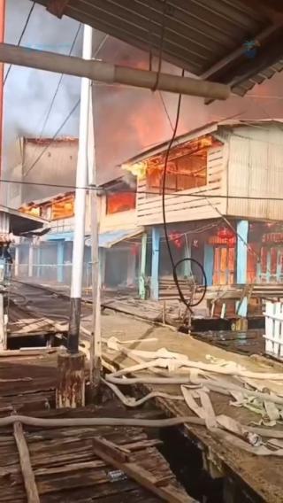 26 Rumah dan Fasilitas Keamanan di Concong Ludes Dilalap Api