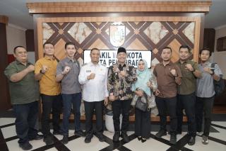 Wawako Pekanbaru Terima Kunjungan Wawako Tebing Tinggi, Bahas Penguatan Inovasi Daerah