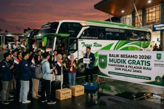 Balek Besamo 2026! Bus Gratis Pemprov Riau Siap Bawa Mahasiswa Pulang Kampung