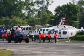 BNPB Kirim 2 Helikopter Patroli Dukung Penanggulangan Karhutla di Riau