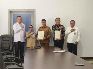Bupati Kampar Terima Silaturahmi Pimpinan BRKS, Bahas Penguatan Layanan Perbankan