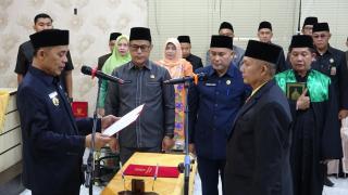 48 Pejabat Dilantik, Bupati Herman Pacu Reformasi Birokrasi di Tembilahan