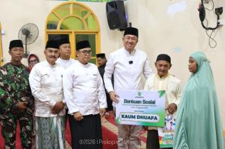 Safari Ramadan di Tebingtinggi Barat, Wabup Muzamil Ajak Pemimpin dan Masyarakat Perkuat Kekompakan