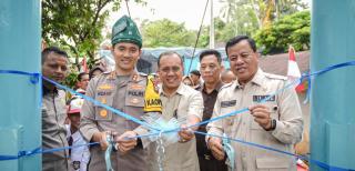Polri dan Pemerintah Hadirkan Jembatan Presisi, Akses Masyarakat Pucuk Rantau Makin Lancar