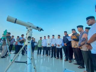 Bupati Kampar Hadiri Rukyatul Hilal Perdana di Bangkinang Kota