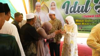 Bupati Inhil Sambut Masyarakat di Kediaman Dinas, Pererat Silaturahmi Idul Fitri 1447 H