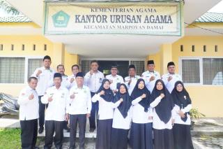 Kakankemenag Pekanbaru Tinjau Disiplin Pegawai Pasca Idulfitri di Madrasah dan KUA