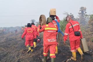 Personel Manggala Agni Wafat Usai Bertugas Padamkan Karhutla di Bengkalis
