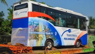 Tekan Emisi, Pemko Pekanbaru Hadirkan 16 Bus Listrik Tahun Ini