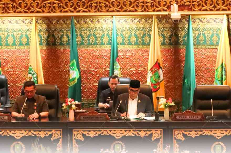 DPRD Riau Gelar Paripurna Agenda Penyampaian LKPJ Kepala Daerah Tahun 2025