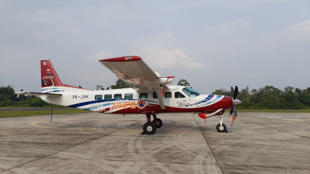OMC Tahap II di Riau, 11 Ton Garam Telah Disemai untuk Cegah Karhutla
