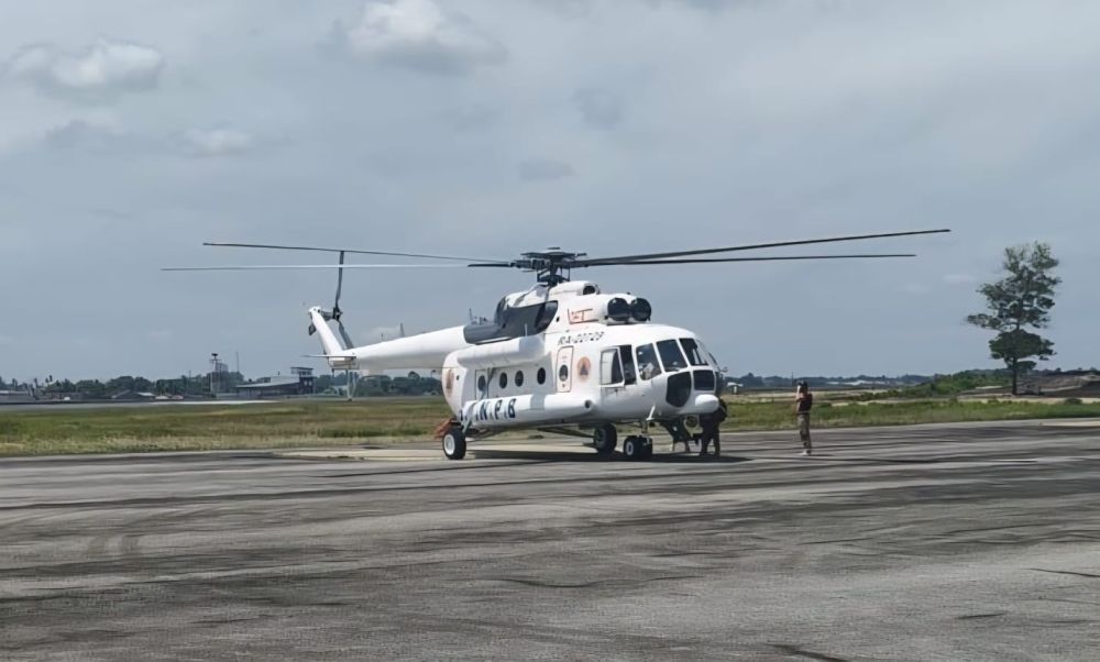 BNPB Kirim Helikopter MI-8AMT ke Riau untuk Atasi Karhutla
