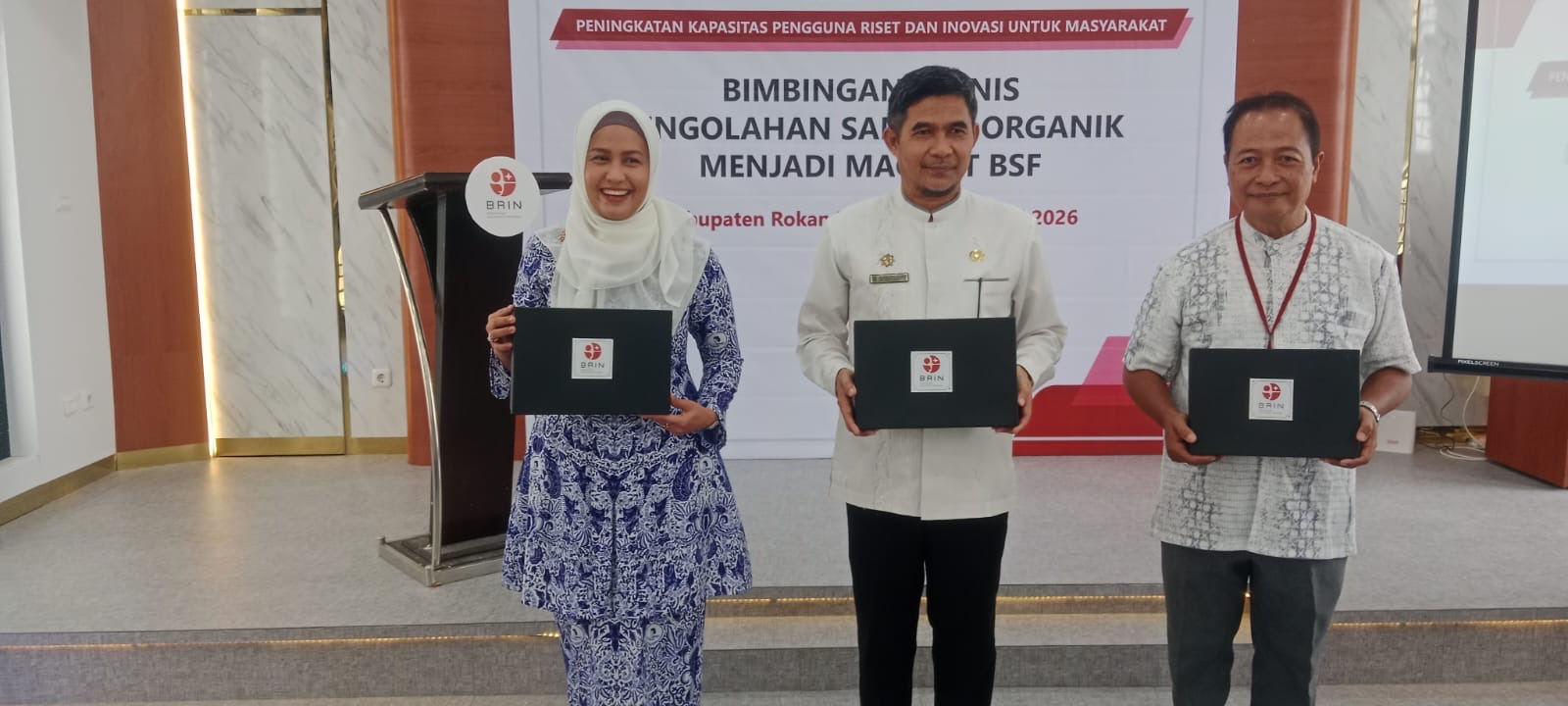 BRIN dan IWAPI Rohil Dorong Pengelolaan Sampah Organik Jadi Maggot Bernilai Ekonomi