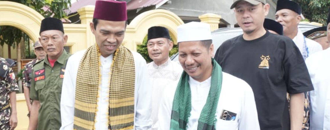 Muklisin Dampingi Safari Dakwah UAS di Hulu Teso, Ribuan Jemaah Padati Lokasi