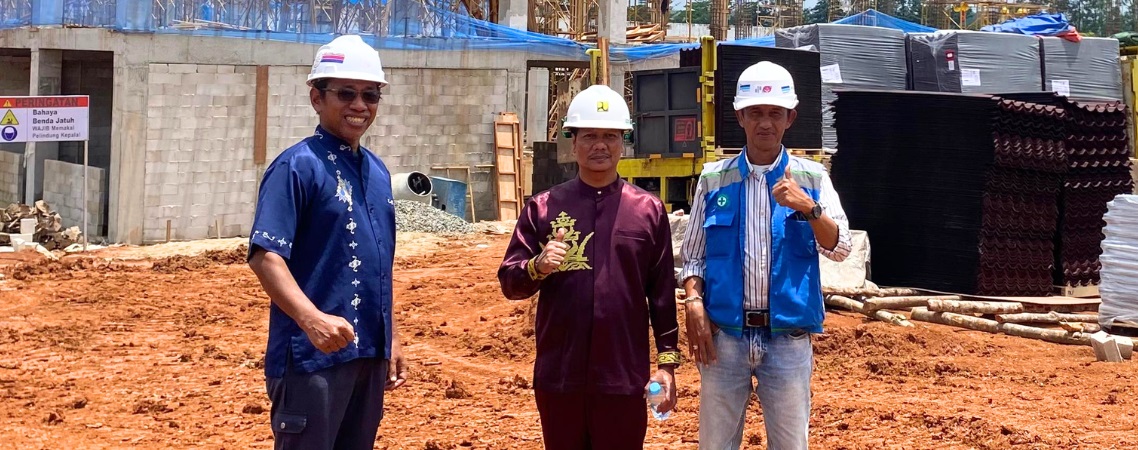 Wabup Kuansing Tinjau Pembangunan Sekolah Rakyat, Pastikan Tepat Waktu dan Berkualitas