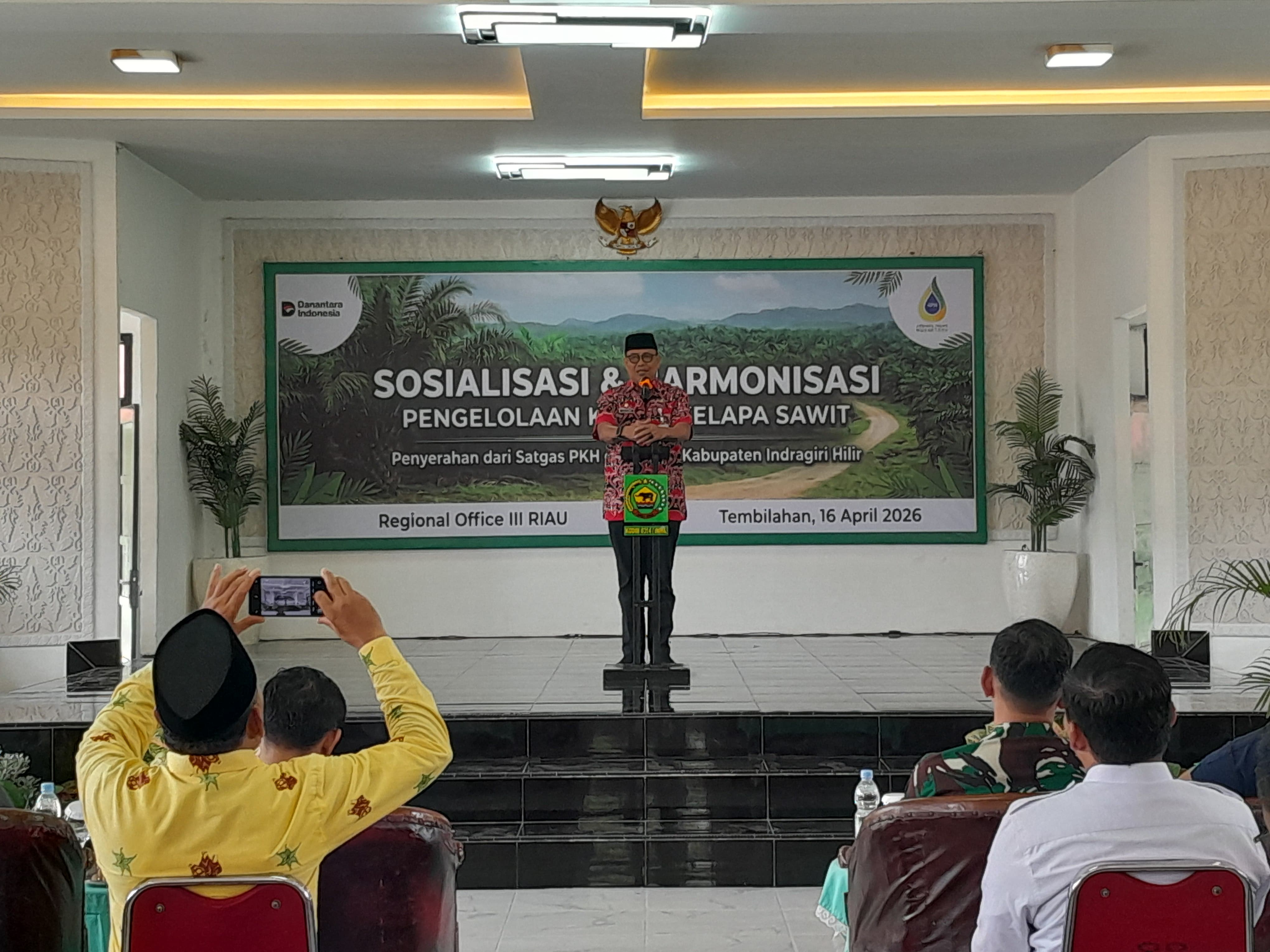 Pemkab Inhil Dorong Tata Kelola Sawit Berkelanjutan, Satgas PKH Serahkan Hasil Penertiban