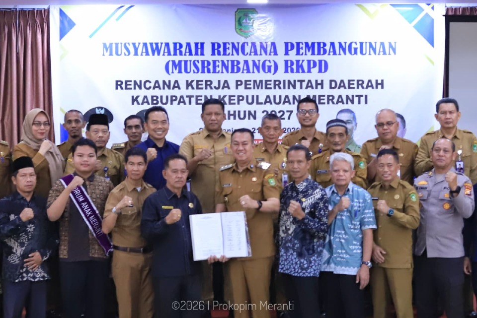 Wabup Muzamil Tegaskan Musrenbang RKPD 2027 Jadi Arah Strategis Pembangunan Meranti