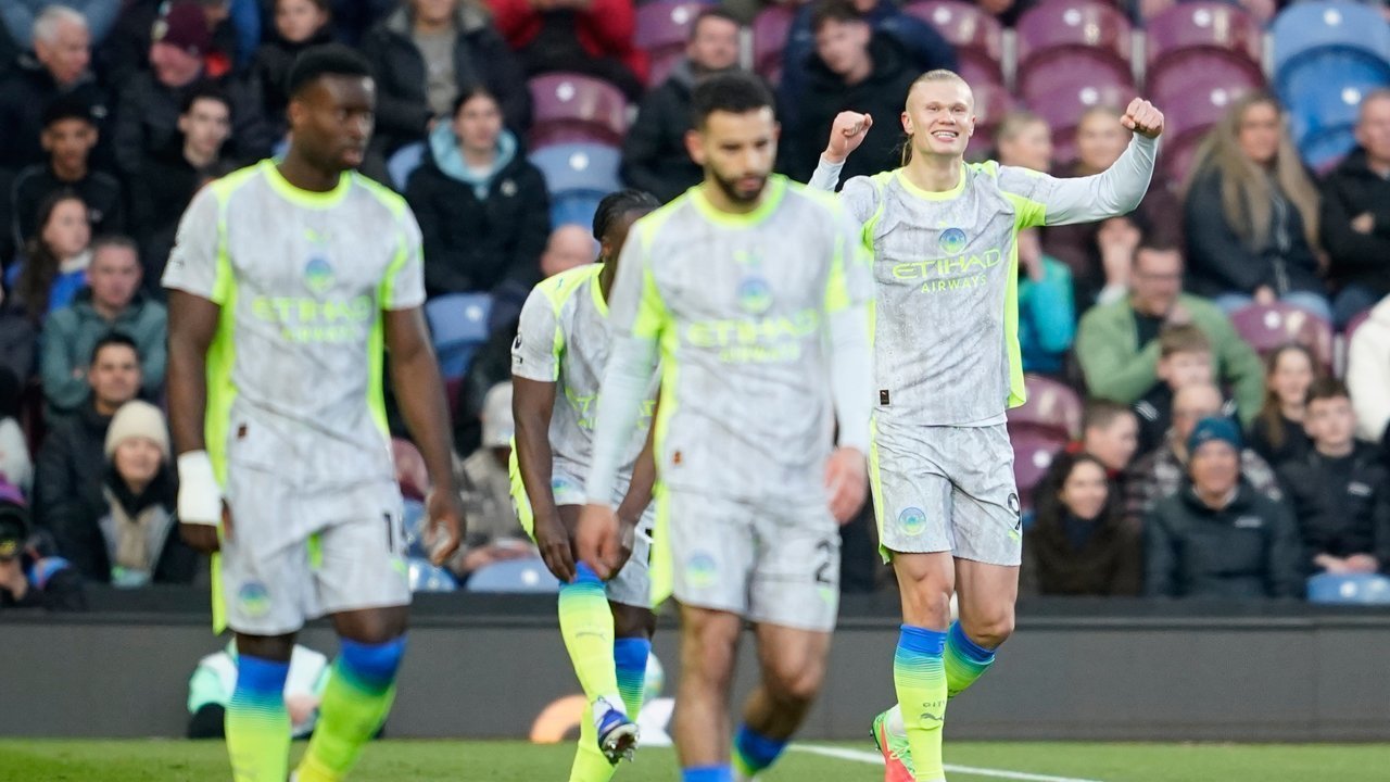 Gol Erling Haaland Antar Manchester City ke Puncak, Burnley Turun Kasta