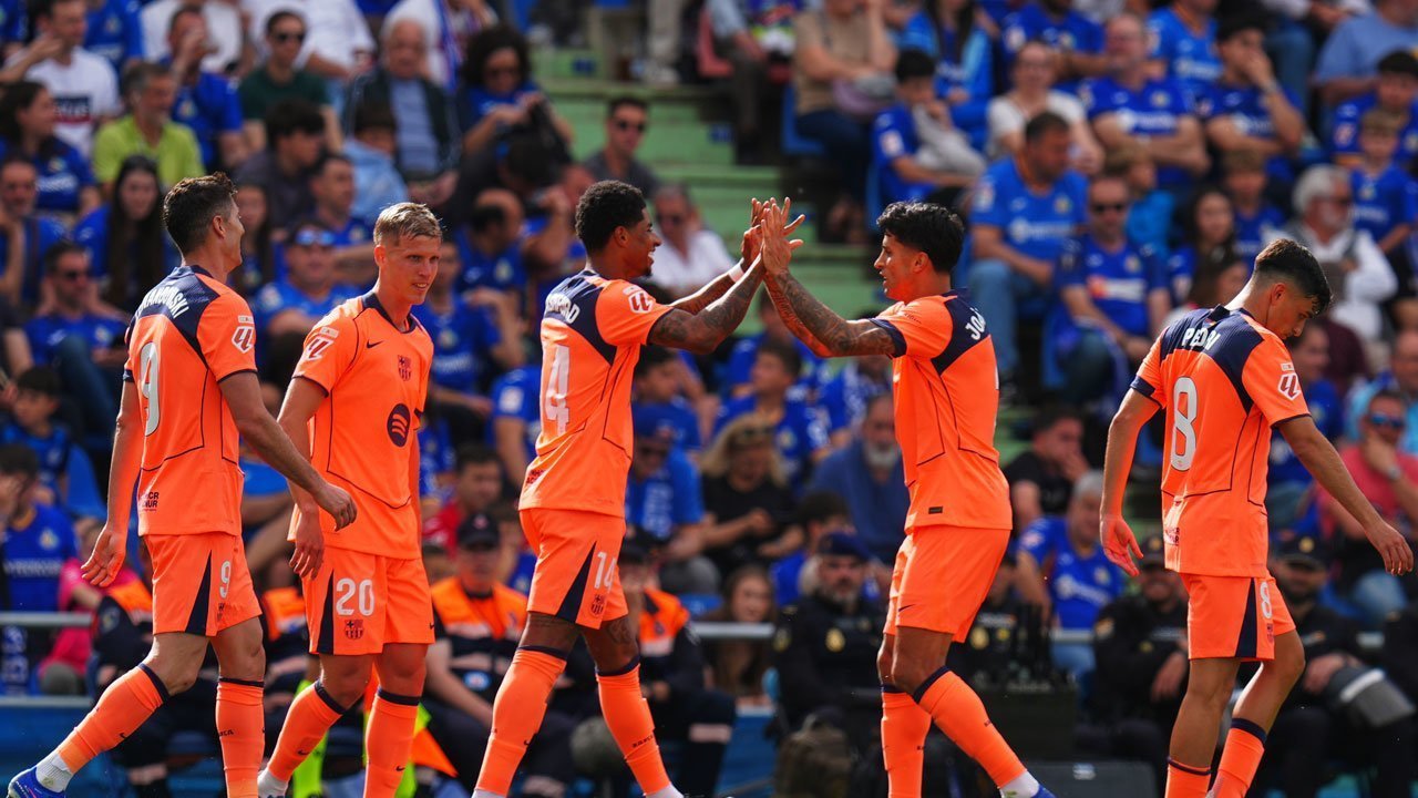 Barcelona Taklukkan Getafe 2-0, Kian Kokoh di Puncak dan Dekati Gelar La Liga