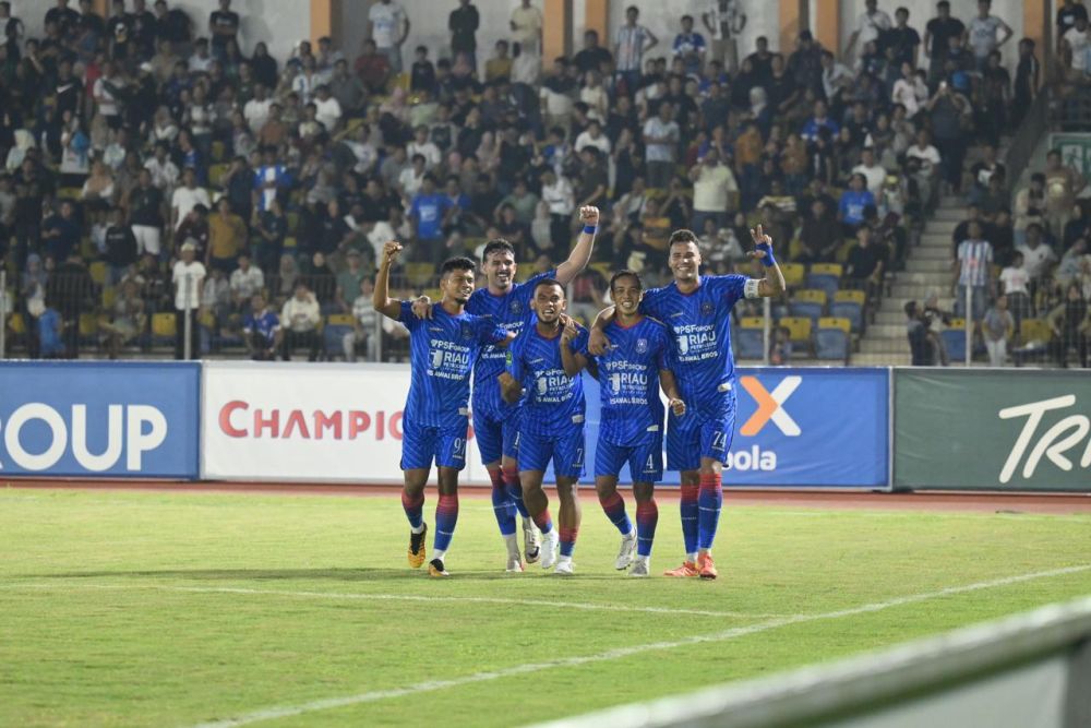 PSPS Pekanbaru Pecah Kebuntuan di Akhir Laga, Tumbangkan Sumsel United 2-0