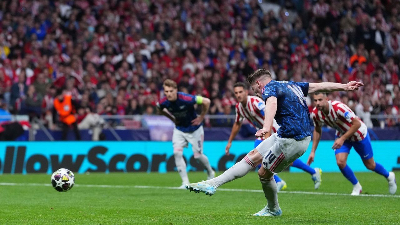 Drama Dua Penalti, Atletico Madrid Ditahan Arsenal 1-1, Penentuan Berlanjut di London