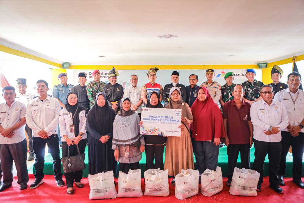 Fahmi Rizal Apresiasi Kolaborasi Pertamina dan LAMR Kota Dumai Gelar Pasar Murah