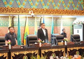 DPRD Riau Gelar Paripurna Penyampaian Jawaban Gubernur terhadap LKPJ dan Pembentukan Pansus