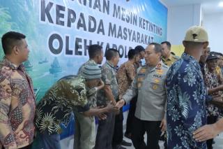 20 Nelayan Desa Bokor Terima Bantuan Mesin Ketinting