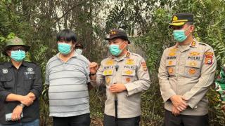 Ancaman Super El Nino Menguat, Kapolda Riau Pimpin Monitoring Karhutla