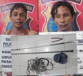 Kabur ke Riau, Dua Pelaku Pencurian Sarang Walet di Tebing Tinggi Ditangkap Polisi