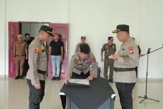Komitmen Berantas Narkoba, Kapolres Isa Imam Syahroni Lantik Kapolsek Panipahan yang Baru