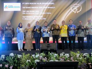 Top BUMD Awards 2026, Bank Rohil Ukir Prestasi Tertinggi di Tingkat Nasional