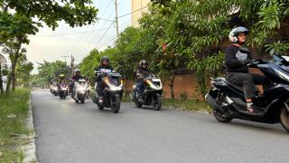 PCX Ngaspal Bareng Bapack, Perkenalkan Keunggulan Motor Honda PCX bersama Komunitas