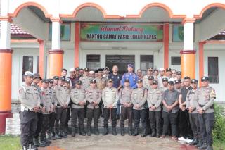 Kapolres Rokan Hilir Pimpin Apel 23 Personel Baru Polsek Panipahan