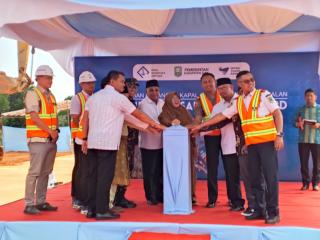 Investasi Rp300 Miliar, Galangan Kapal Terbesar di Sumatera Mulai Dibangun di Siak